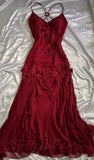 Burgundy Appliques Exquisite A Line V Neck Chiffon Party Dress Prom Dress HZ1023