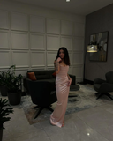 Spaghetti Straps Sexy Mermaid Long Party Prom Dress Evening Dress HZ1023