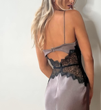 Sexy Cut Out Lace Prom Dress Evening Dress Vacation Party Dress HZ1023