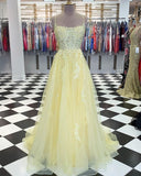 yellow prom dress,yellow ball gown,ball gown prom dresses,yellow evening gown HZ1023