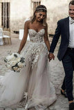 Fashion Appliques Tulle Ball Gown Wedding Dress HZ1023