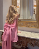 Pink Homecoming Dresses Short Party Gowns Homecoming Dress With Bowknot HZ1023