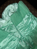 Green A Line Sweetheart Neck Rhinestone Tulle Long Prom Dress Evening Dress HZ1023