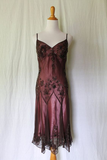 Vintage Spaghetti Straps Beaded Prom Dress HZ1023