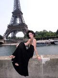 Sexy Black A Line Halter Rhinestone Satin Long Prom Dress Evening Dress HZ1023