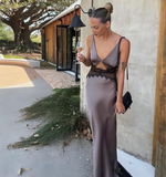 Sexy Cut Out Lace Prom Dress Evening Dress Vacation Party Dress HZ1023