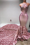 GORGEOUS HALTER MERMAID PINK PROM PARTY GOWNS EVENING DRESSES HZ1023