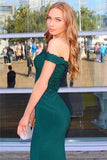 LACE MERMAID OFF-THE-SHOULDER EVENING PROMS SHEATH PARTY DRESSES HZ1023