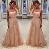 SEE THROUGH TULLE BUBBLE SLEEVES PARTY GOWNS ROM DRESS HZ1023
