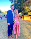 Sexy Strapless Lace Ruffle Prom Dress Long Party Dress HZ1023