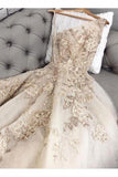 modest prom dress long prom dresses with lace tulle evening gown HZ1023