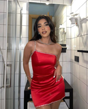 Red Sexy Party Dress Homecoming Dress HZ1023