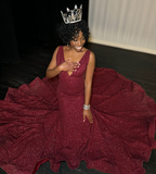 Black Girl Prom Dress, Mermaid Party Dress HZ1023