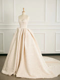 Elegant Sweetheart Neck Satin Long Prom Dresses Ball Gown HZ1023