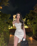 Sexy White Homecoming Dress Party Dress HZ1023