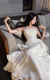 White Enchanted ?? Prom Dress for Party&Graduation-Ruffled Layered Fairytale Birthday Evening Dress HZ1023