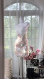 Dreamy Sequin Sheath Sweetheart Neck Layered Open Back Homecoming Dress Cocktail Dress HZ1023