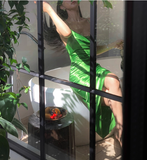 Simple Green Sheath Spaghetti Strap Satin Open Back Prom Dress Party Dress HZ1023