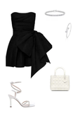 Simple Strapless Black Short Satin Homecoming Dress Cocktail Dress HZ1023