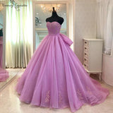 Ball Gown Prom Dress Floor Length Tulle Quinceanera Dress HZ1023