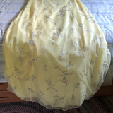 Charming Yellow Long Prom Dress Evening Gown HZ1023