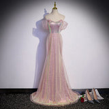 Sequin Pink Prom Dresses HZ1023
