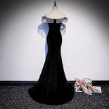 Mermaid Off The Shoulder Prom Dresses HZ1023