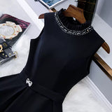 Simple Black Hoco Dress Short Homecoming Dresses HZ1023