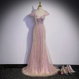 Sequin Pink Prom Dresses HZ1023