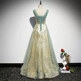 Princess Tulle Long Prom Dresses HZ1023