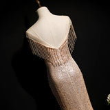 Mermaid Pink Long Prom Dresses HZ1023