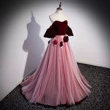 Simple A line Long Prom Dresses HZ1023