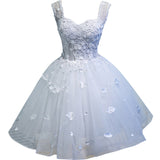 White Hoco Dress Short Homecoming Dresses HZ1023