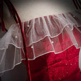 Mermaid Red Long Prom Dresses HZ1023