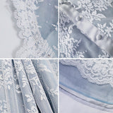 Gray Lace Hoco Dress Short Homecoming Dresses HZ1023