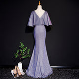 Mermaid Sequin Long Prom Dresses HZ1023