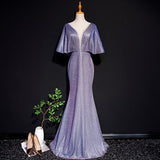 Mermaid Sequin Long Prom Dresses HZ1023