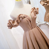 A line Off The Shoulder Long Prom Dresses HZ1023