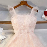 Princess Pink Short Homecoming Dresses HZ1023