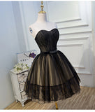 Black Hoco Dress Short Homecoming Dresses HZ1023