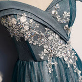 Off The Shoulder Tulle Prom Dresses HZ1023