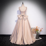 A Line Blush Pink Prom Dresses Long Prom Dress HZ1023