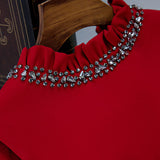 Simple Red Hoco Dress Short Homecoming Dresses HZ1023