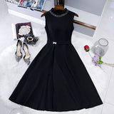 Simple Black Hoco Dress Short Homecoming Dresses HZ1023