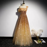 One Shoulder Sequin Prom Dresses HZ1023