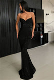 Black Sheath Open Back Spaghetti Straps equins Prom Dresses HZ1023