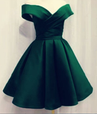 Short Emerald Green Homecoming Dresses For Prom Party HZ1023