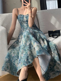 New Fashion Vintage Floral Evening Dress A Line Prom Dress HZ1023