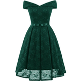 Green Homecoming Dresses Lace Graduation Dresses HZ1023
