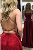 A-Line Simple Stunning Long Prom Dresses Formal Evening Gowns HZ1023